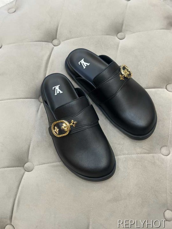 루이비통 2025 코지 플랫 컴포트 클로그 슬리퍼 샌들 뮬 신발