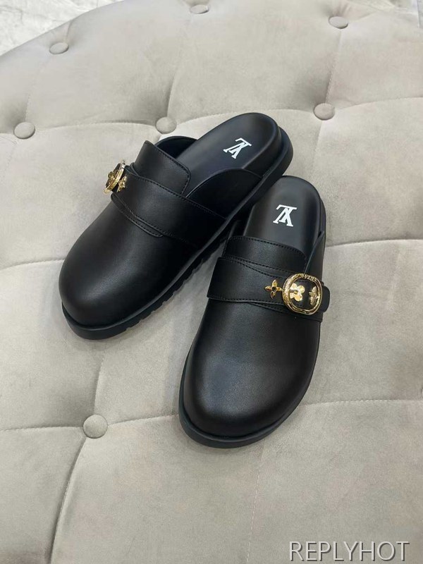 루이비통 2025 코지 플랫 컴포트 클로그 슬리퍼 샌들 뮬 신발