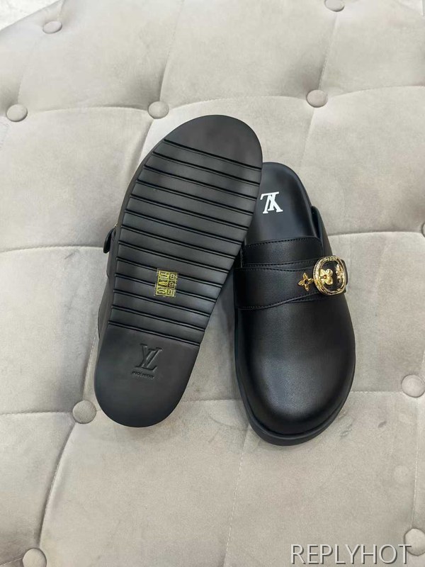 루이비통 2025 코지 플랫 컴포트 클로그 슬리퍼 샌들 뮬 신발