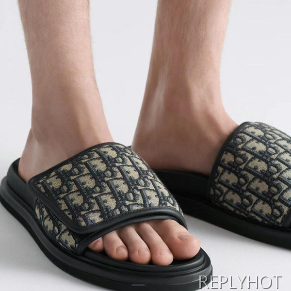 디올 2025 아쿠아 샌들 뮬 슬라이드 슬리퍼