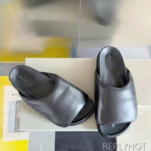 릭오웬스 2024 그래놀라스 패딩 슬리퍼 샌들 뮬 슬라이드 신발