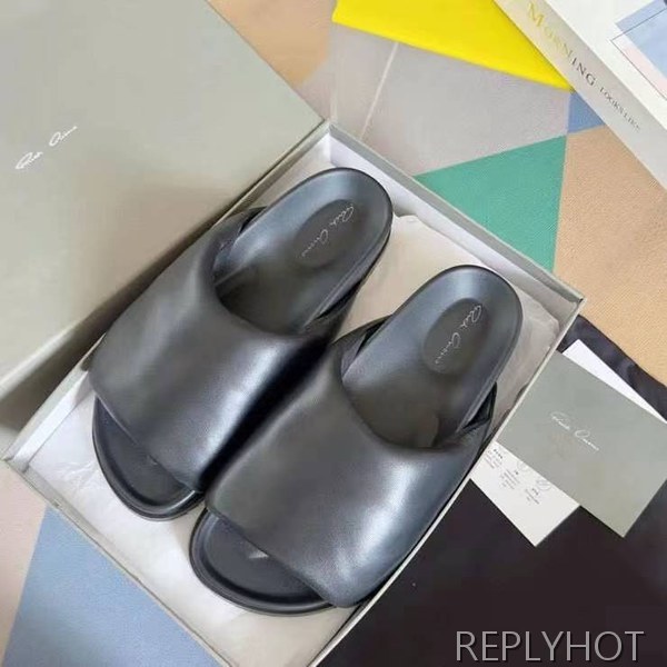 릭오웬스 2024 그래놀라스 패딩 슬리퍼 샌들 뮬 슬라이드 신발