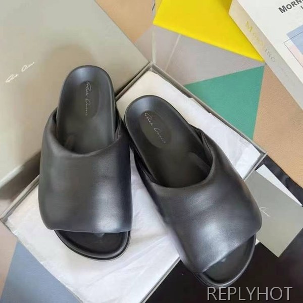 릭오웬스 2024 그래놀라스 패딩 슬리퍼 샌들 뮬 슬라이드 신발