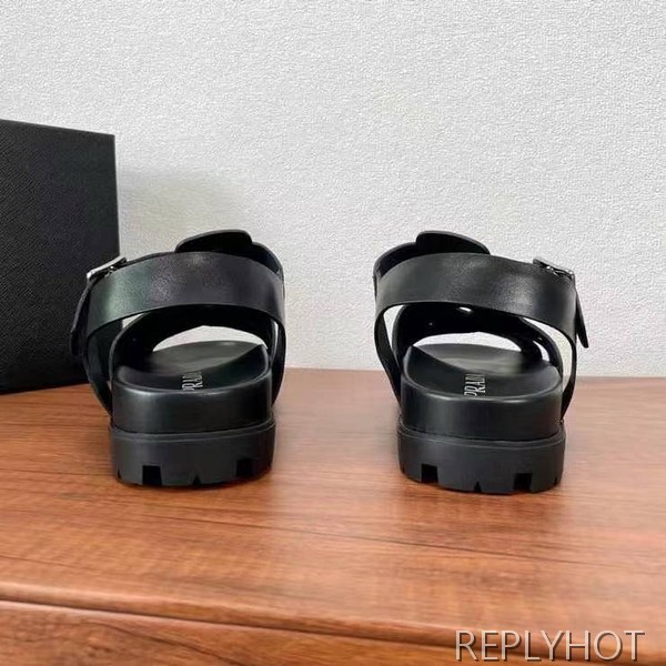 프라다 2024 스킬사피아노와펜 글레디에이터 샌들 슈즈 슬리퍼 신발