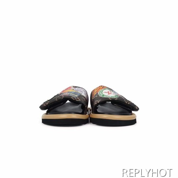 루이비통 2024 풀 필로우 플랫 컴포트 뮬 샌들 슬리퍼 신발