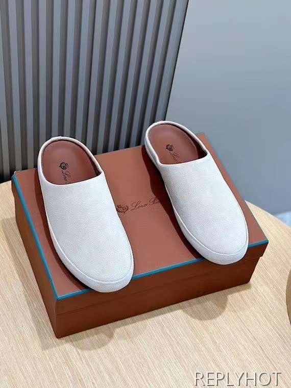 로로피아나 2024 토모리 사봇 뮬 샌들 슬라이드 신발