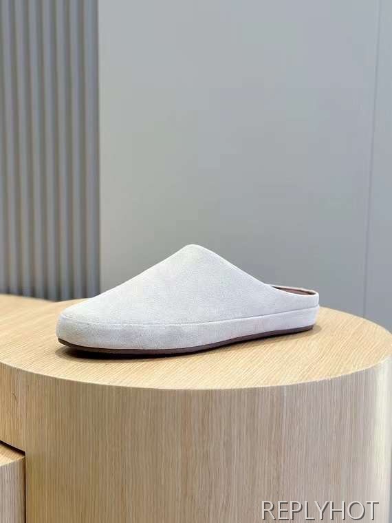 로로피아나 2024 토모리 사봇 뮬 샌들 슬라이드 신발