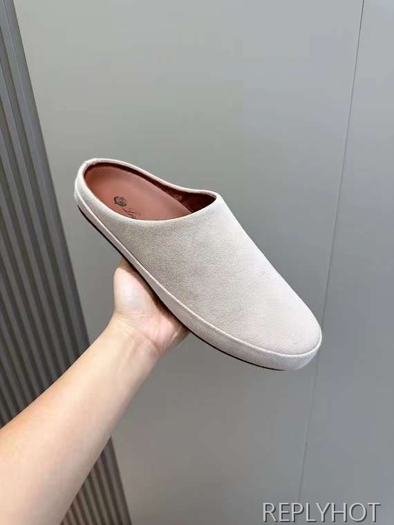 로로피아나 2024 토모리 사봇 뮬 샌들 슬라이드 신발