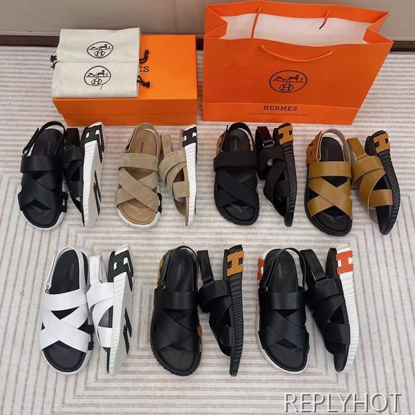 에르메스 2024 일렉트릭 샌들 슬리퍼 슈즈 신발