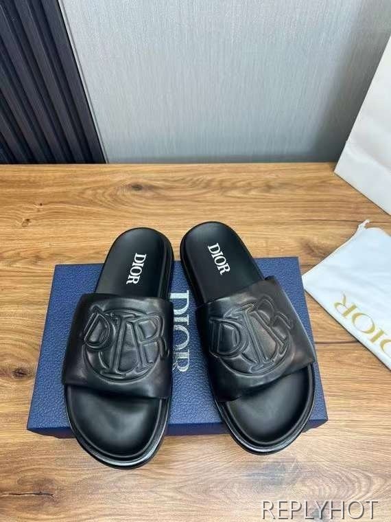디올 2024 라운드로고 샌들 슬리퍼 신발