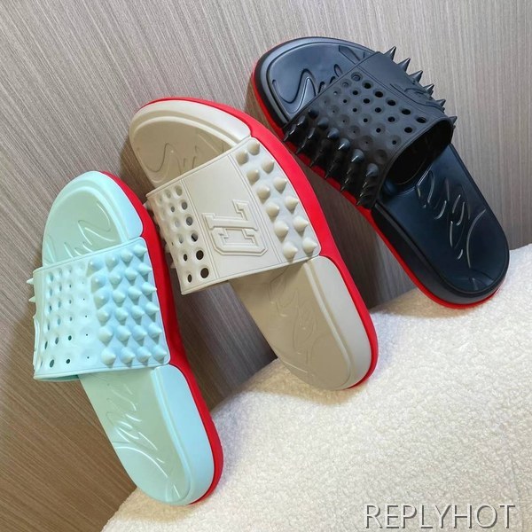 루부탱 2024 CL 스파이크 샌들 슬리퍼 신발