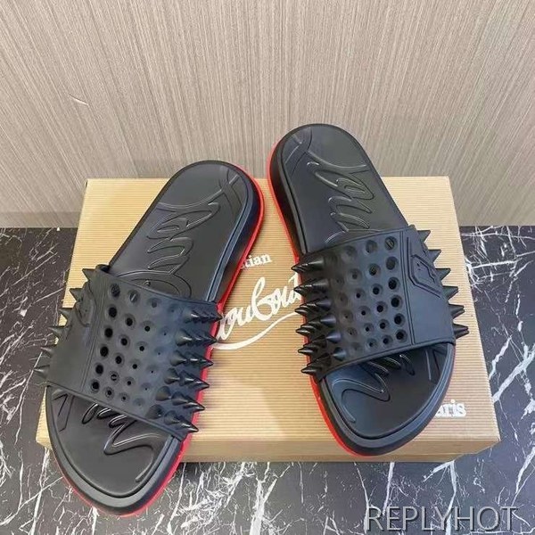 루부탱 2024 CL 스파이크 샌들 슬리퍼 신발