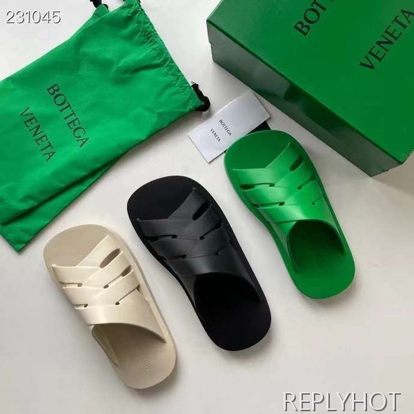 보테가베네타 2024 인트레치아토 러버 샌들 슬리퍼 신발