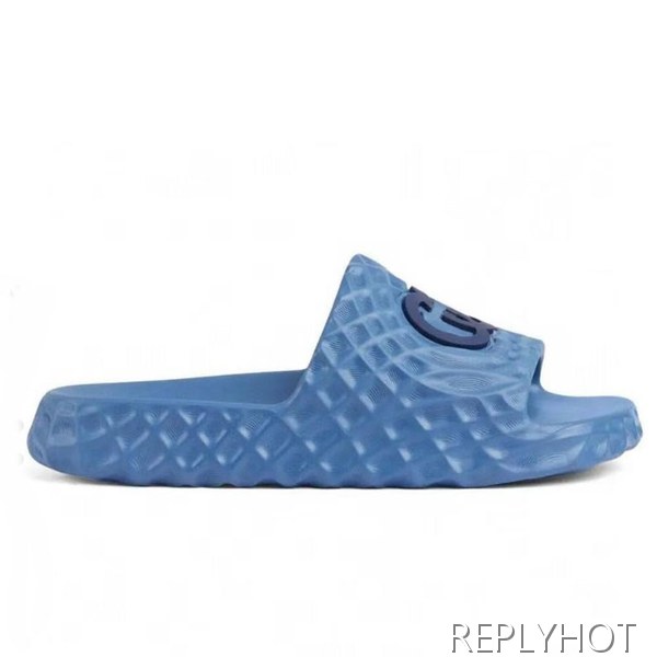 구찌 2024 인터로킹 엠보스드 샌들 슬리퍼 신발