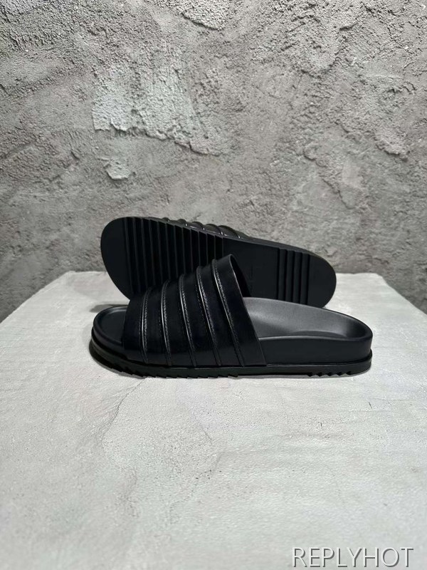 릭오웬스 2024 스트라이프 엠보 슬리퍼 샌들 신발