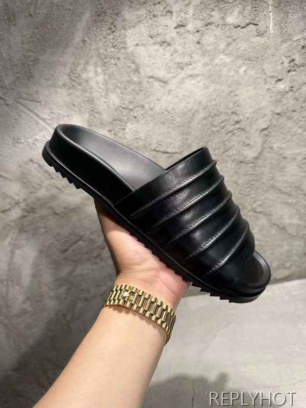 릭오웬스 2024 스트라이프 엠보 슬리퍼 샌들 신발