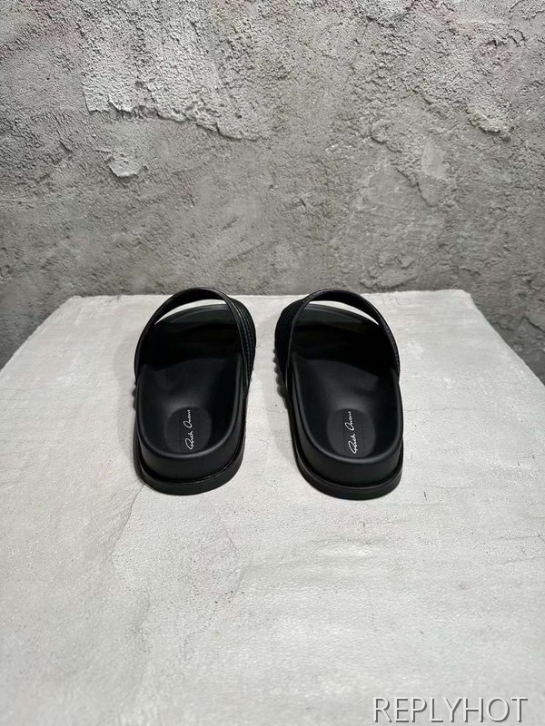 릭오웬스 2024 스트라이프 엠보 슬리퍼 샌들 신발