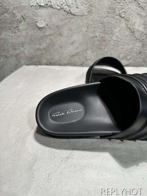 릭오웬스 2024 스트라이프 엠보 슬리퍼 샌들 신발