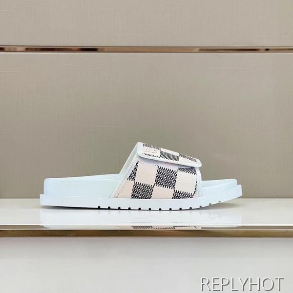 루이비통 2023 다미에 마이애미 뮬 샌들 슬리퍼