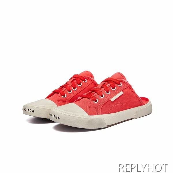 발렌시아가 2022 파리스 뮬 샌들 레드컬러