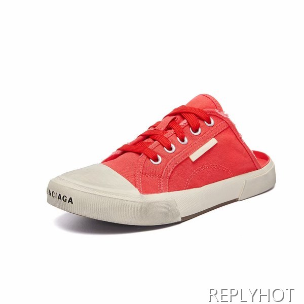 발렌시아가 2022 파리스 뮬 샌들 레드컬러