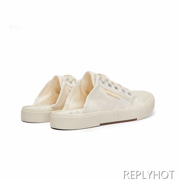 발렌시아가 2022 파리스 뮬 샌들 아이보리 화이트컬러