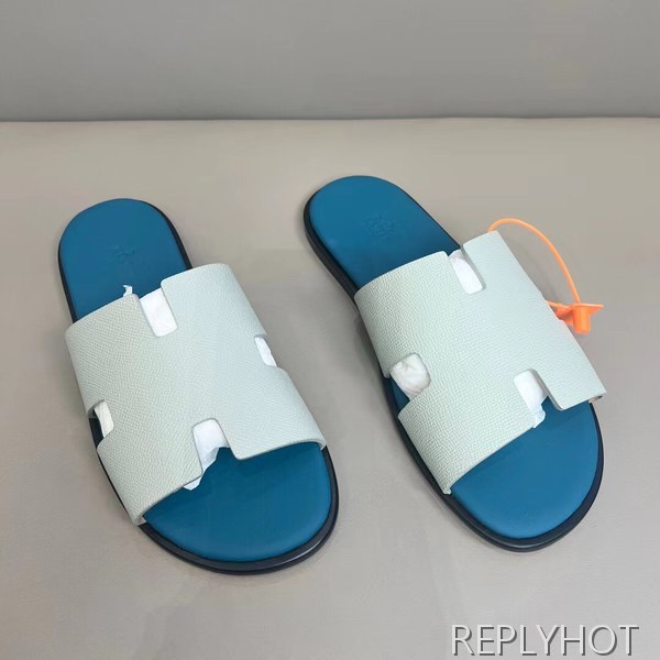 에르메스 2022 투톤 블루 이즈미르 샌들