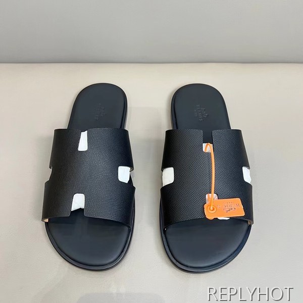 에르메스 2022 토고 블랙 이즈미르 샌들