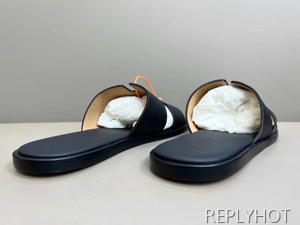 에르메스 2022 토고 블랙 이즈미르 샌들