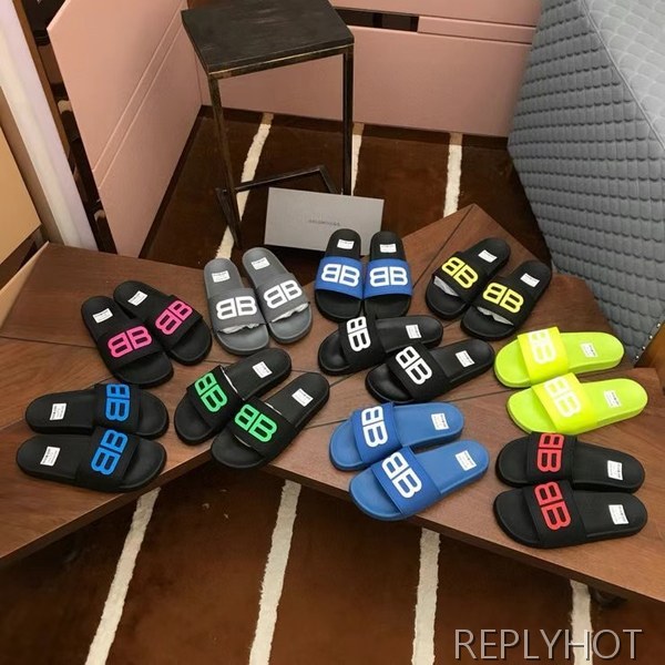 발렌시아가 2022 BB 글로우 슬라이드 샌들