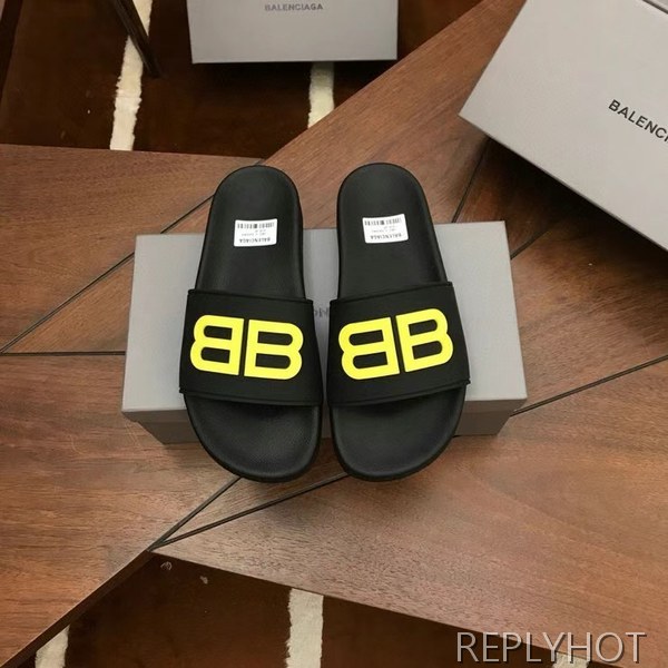 발렌시아가 2022 BB 글로우 슬라이드 샌들