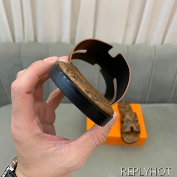 에르메스 2022 H코치 프린팅 이즈미르 샌들