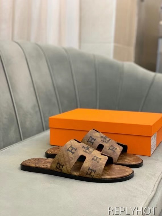 에르메스 2022 H코치 프린팅 이즈미르 샌들