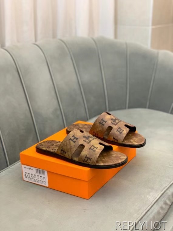 에르메스 2022 H코치 프린팅 이즈미르 샌들