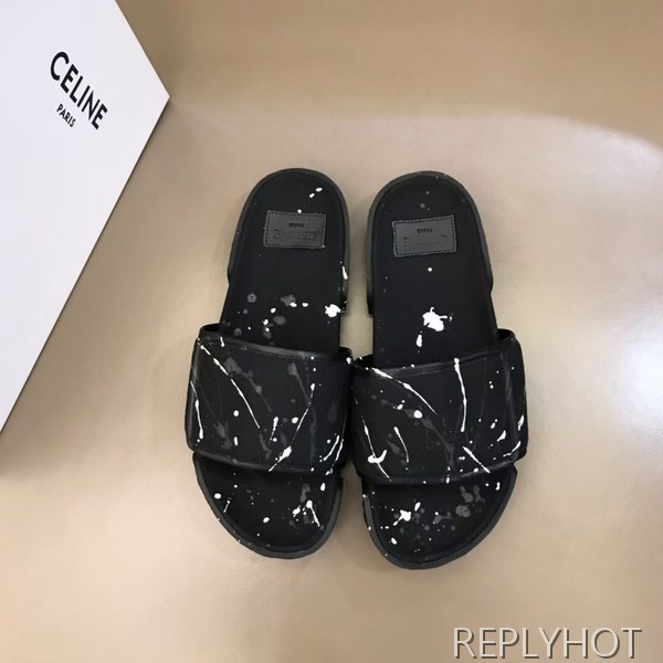 셀린느 2021 페인팅 슬라이드 샌들