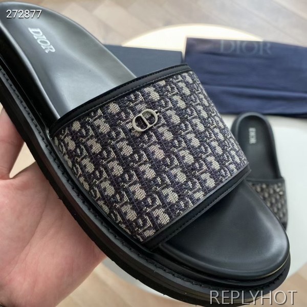 디올 2021 오블리크 슬라이드 샌들