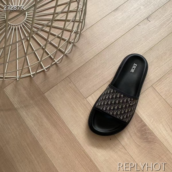 디올 2021 오블리크 슬라이드 샌들