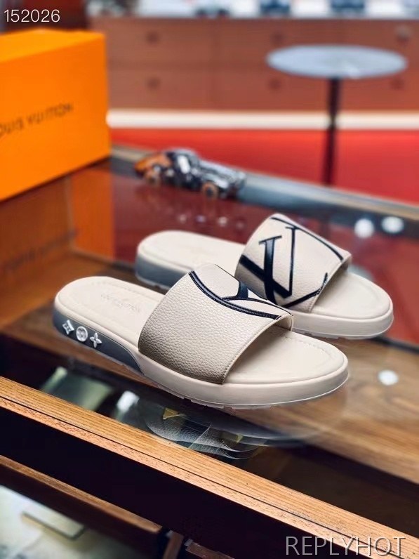 루이비통 2021 써클LV 로고 슬라이드 샌들
