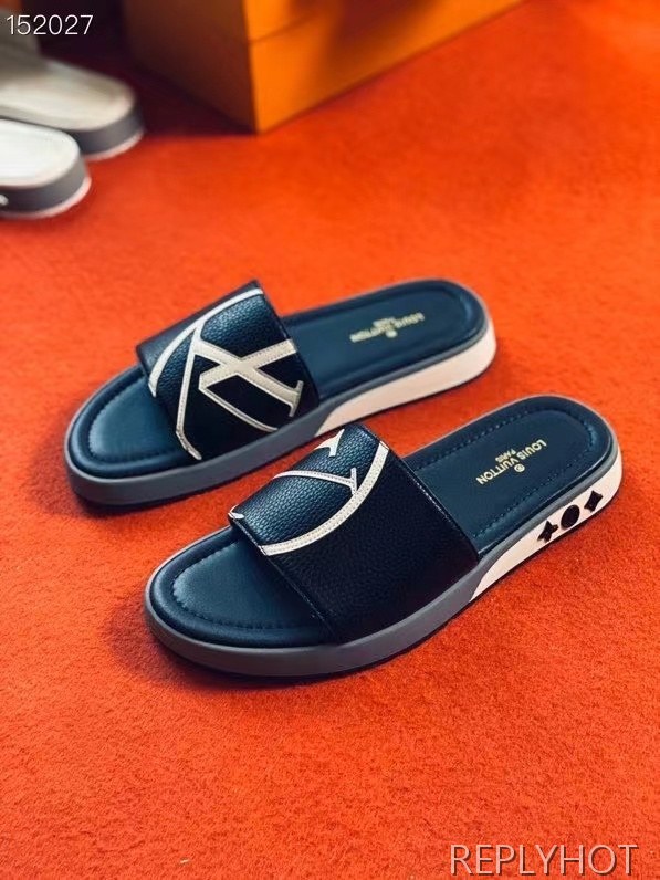 루이비통 2021 써클LV 로고 슬라이드 샌들