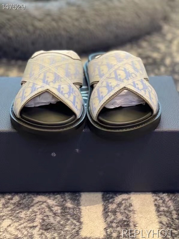 디올 2021 x 스트랩 오블리크 샌들