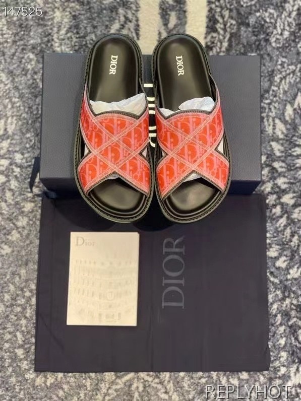 디올 2021 x 스트랩 오블리크 샌들