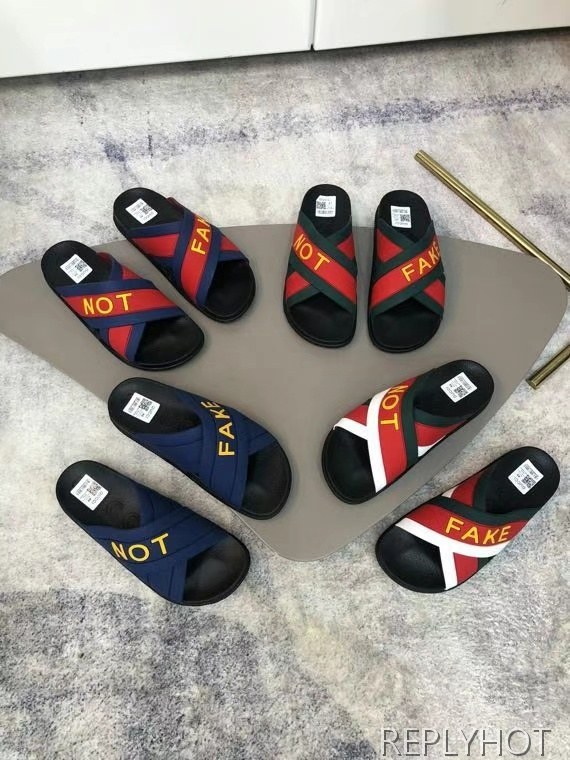 구찌 2021 X 로고 스트랩 샌들