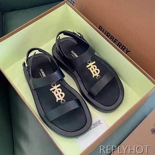 버버리 2021 버클 투스크랩 샌들