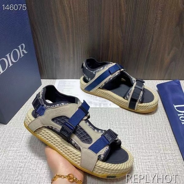 디올 2021 오블리크 아틀라스 샌들