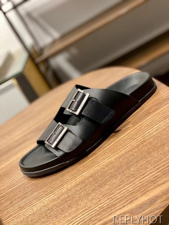 벨루티 2021 스크리토 더블 스트랩 샌들