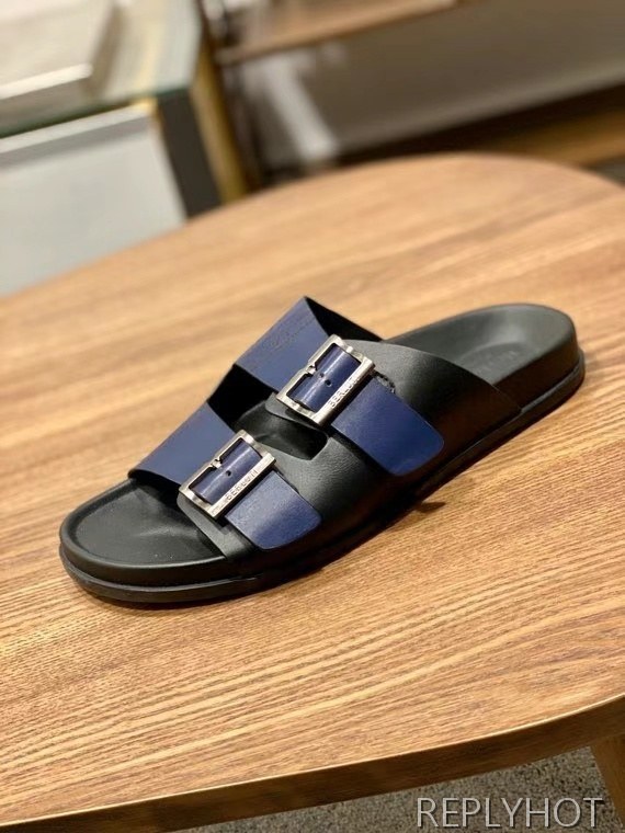 벨루티 2021 스크리토 더블 스트랩 샌들