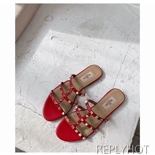 발렌티노 락스터드 샌들힐 N01472-2