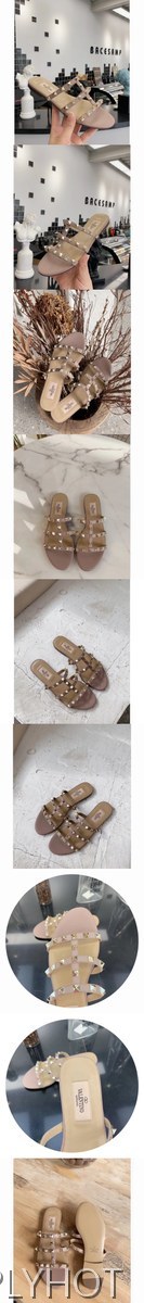 발렌티노 락스터드 샌들힐 N01472-1