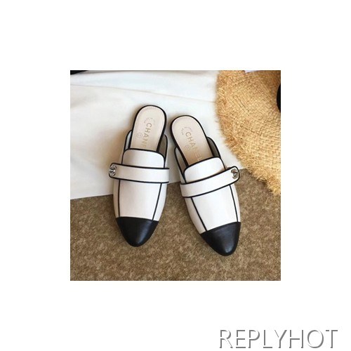 19신상 샤넬 슬리퍼 화이트 2110