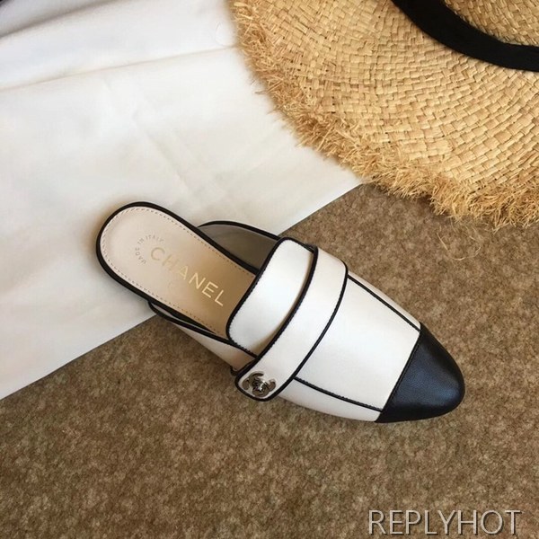 19신상 샤넬 슬리퍼 화이트 2110